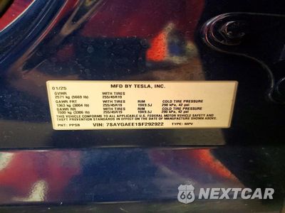 Zdjęcie 12 z 12 samochodu: 2025 TESLA MODEL Y VIN:7SAYGAEE1SF292922 - miniatura