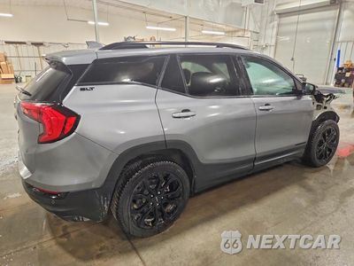 Trzecie zdjęcie samochodu z tyłu: 2021 GMC TERRAIN SLT VIN:3GKALPEV3ML370137 - miniatura