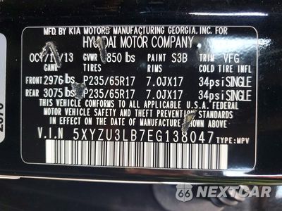 Zdjęcie 13 z 13 samochodu: 2014 HYUNDAI SANTA FE SPORT 2.4L VIN:5XYZU3LB7EG138047 - miniatura