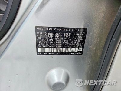 Zdjęcie 12 z 12 samochodu: 2020 HONDA FIT LX VIN:3HGGK5H4XLM731468 - miniatura