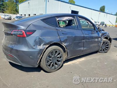 Trzecie zdjęcie samochodu z tyłu: 2022 TESLA MODEL Y VIN:7SAYGDEE2NF367861 - miniatura