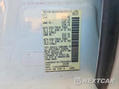 Zdjęcie 12 z 12 samochodu: 2018 NISSAN FRONTIER SV VIN:1N6DD0ER7JN704484 - miniatura