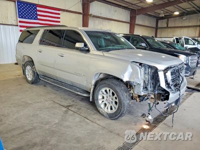 Czwarte zdjęcie samochodu z boku: 2019 GMC YUKON XL K1500 SLT VIN:1GKS2GKC8KR390450 - miniatura