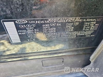 Zdjęcie 13 z 13 samochodu: 2023 HYUNDAI SANTA FE XRT VIN:5NMS6DAJ3PH518068 - miniatura