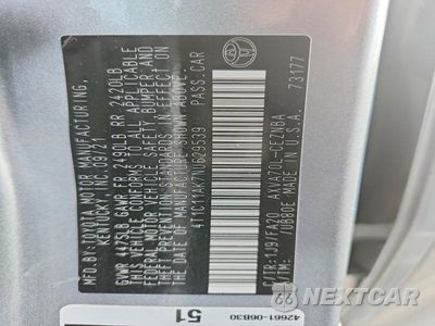 Zdjęcie 12 z 12 samochodu: 2022 TOYOTA CAMRY LE VIN:4T1C11AK7NU629539 - miniatura