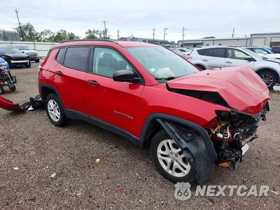 Czwarte zdjęcie samochodu z boku: 2018 JEEP COMPASS SPORT VIN:3C4NJDAB7JT132154 - miniatura