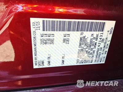 Zdjęcie 12 z 12 samochodu: 2016 NISSAN MAXIMA 3.5 S VIN:1N4AA6AP6GC421431 - miniatura