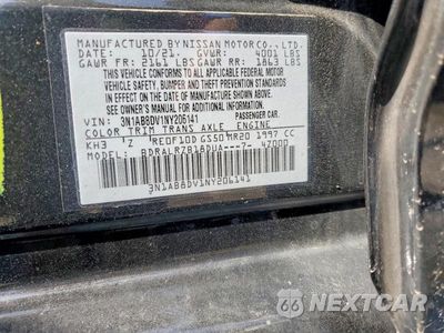 Zdjęcie 12 z 12 samochodu: 2022 NISSAN SENTRA SR VIN:3N1AB8DV1NY206141 - miniatura