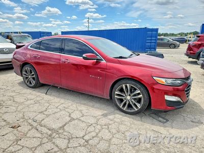Czwarte zdjęcie samochodu z boku: 2021 CHEVROLET MALIBU PREMIER VIN:1G1ZE5SX9MF051329 - miniatura