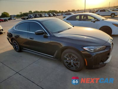Czwarte zdjęcie samochodu z boku: 2023 BMW I4 EDRIVE 40 VIN:WBY73AW05PFN48939 - miniatura