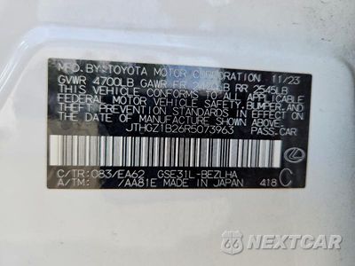 Zdjęcie 13 z 13 samochodu: 2024 LEXUS IS 350 F SPORT VIN:JTHGZ1B26R5073963 - miniatura