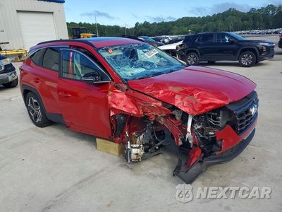 Czwarte zdjęcie samochodu z boku: 2023 HYUNDAI TUCSON SEL VIN:5NMJF3AE7PH214430 - miniatura