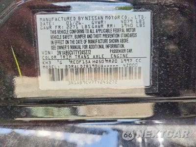 Zdjęcie 12 z 12 samochodu: 2026 NISSAN SENTRA SV VIN:3N1AB9CV7TY245272 - miniatura