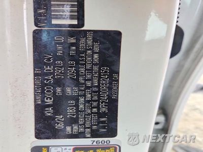 Zdjęcie 13 z 13 samochodu: 2024 KIA FORTE LX VIN:3KPF24AD0RE824159 - miniatura