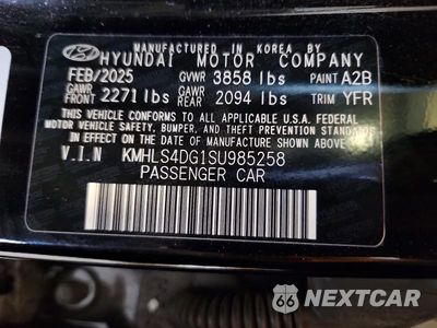 Zdjęcie 12 z 12 samochodu: 2025 HYUNDAI ELANTRA SEL VIN:KMHLS4DG1SU985258 - miniatura