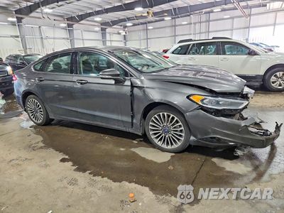 Czwarte zdjęcie samochodu z boku: 2018 FORD FUSION SE VIN:3FA6P0T95JR286905 - miniatura