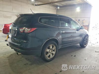 Trzecie zdjęcie samochodu z tyłu: 2015 CHEVROLET TRAVERSE LTZ VIN:1GNKVJKD5FJ109113 - miniatura