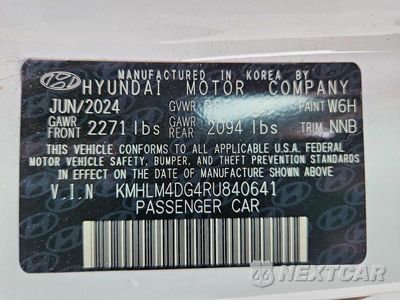 Zdjęcie 13 z 13 samochodu: 2024 HYUNDAI ELANTRA SEL VIN:KMHLM4DG4RU840641 - miniatura