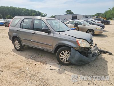 Czwarte zdjęcie samochodu z boku: 2006 HONDA CR-V LX VIN:SHSRD78586U402324 - miniatura