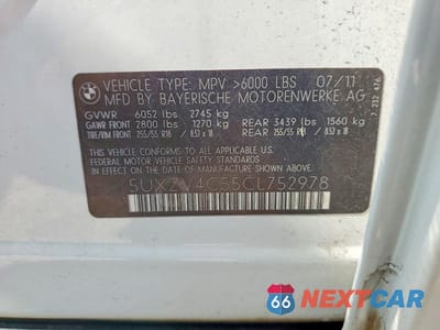 Zdjęcie 13 z 13 samochodu: 2012 BMW X5 XDRIVE35I VIN:5UXZV4C55CL752978 - miniatura