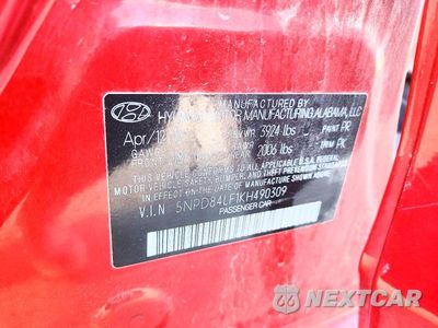 Zdjęcie 13 z 13 samochodu: 2019 HYUNDAI ELANTRA SEL VIN:5NPD84LF1KH490309 - miniatura