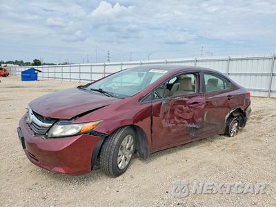 2012 HONDA CIVIC LX 19XFB2F50CE064330 - główne zdjęcie licytacji z USA - miniatura