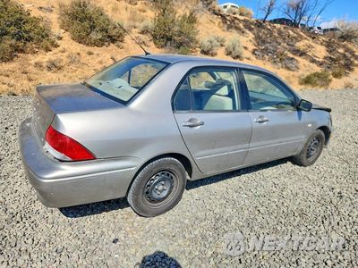 Trzecie zdjęcie samochodu z tyłu: 2003 MITSUBISHI LANCER ES VIN:JA3AJ26E23U107837 - miniatura