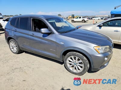 Czwarte zdjęcie samochodu z boku: 2013 BMW X3 XDRIVE28I VIN:5UXWX9C57D0A11084 - miniatura