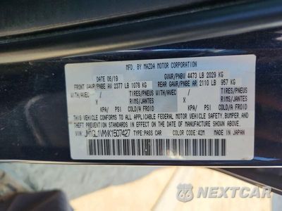 Zdjęcie 12 z 12 samochodu: 2019 MAZDA 6 TOURING VIN:JM1GL1VMXK1507427 - miniatura