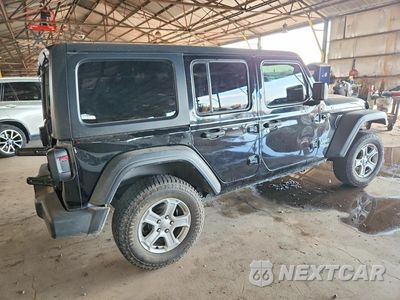Trzecie zdjęcie samochodu z tyłu: 2020 JEEP WRANGLER UNLIMITED SPORT VIN:1C4HJXDN7LW279785 - miniatura