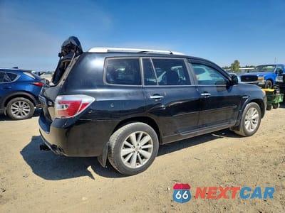 Trzecie zdjęcie samochodu z tyłu: 2010 TOYOTA HIGHLANDER HYBRID LIMITED VIN:JTEJW3EH0A2048103 - miniatura