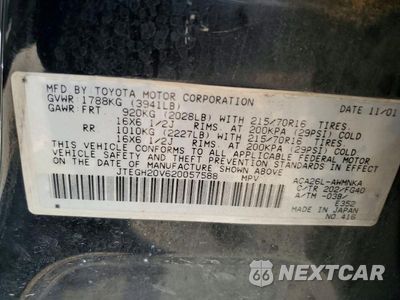 Zdjęcie 12 z 12 samochodu: 2002 TOYOTA RAV4 BASE VIN:JTEGH20V620057588 - miniatura
