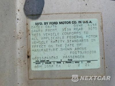 Zdjęcie 12 z 12 samochodu: 1976 FORD ELITE VIN:4707613 - miniatura