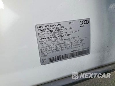 Zdjęcie 14 z 14 samochodu: 2018 AUDI Q3 PREMIUM VIN:WA1BCCFS5JR005616 - miniatura