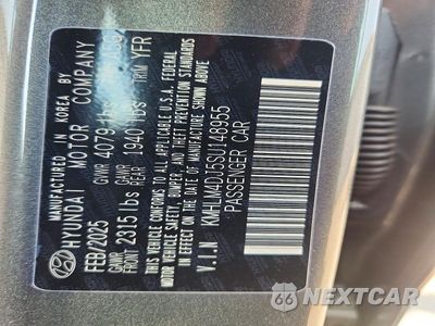 Zdjęcie 13 z 13 samochodu: 2025 HYUNDAI ELANTRA HYBRID SEL SPORT VIN:KMHLM4DJ5SU148955 - miniatura