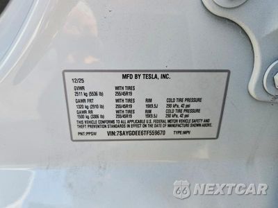 Zdjęcie 14 z 14 samochodu: 2026 TESLA MODEL Y VIN:7SAYGDEE6TF559670 - miniatura