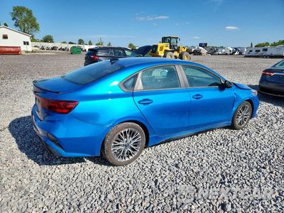 Trzecie zdjęcie samochodu z tyłu: 2022 KIA FORTE GT LINE VIN:3KPF54AD0NE490846 - miniatura