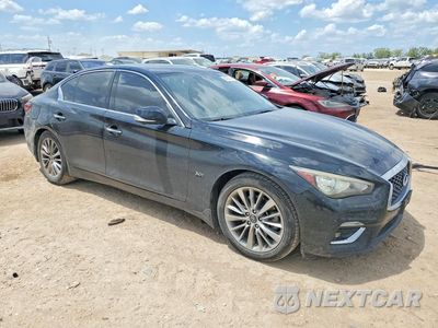 Czwarte zdjęcie samochodu z boku: 2019 INFINITI Q50 3.0T LUXE VIN:JN1EV7AP9KM542269 - miniatura