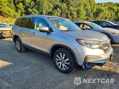 Czwarte zdjęcie samochodu z boku: 2021 HONDA PILOT EX VIN:5FNYF6H39MB053564 - miniatura