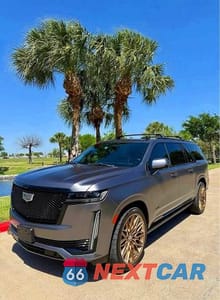 Drugie zdjęcie samochodu z przodu: 2022 CADILLAC ESCALADE ESV SPORT PLATINUM VIN:1GYS3RKL0NR303773 - miniatura