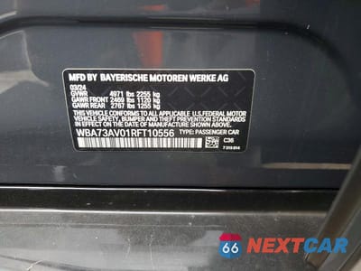 Zdjęcie 12 z 12 samochodu: 2024 BMW 430XI GRAN COUPE VIN:WBA73AV01RFT10556 - miniatura