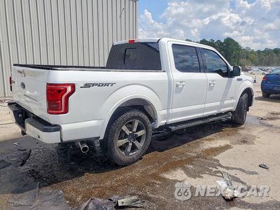 Trzecie zdjęcie samochodu z tyłu: 2017 FORD F150 SUPERCREW VIN:1FTEW1CG7HFC81290 - miniatura
