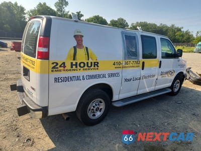 Trzecie zdjęcie samochodu z tyłu: 2024 GMC SAVANA G2500 VIN:1GTW7AFP0R1141531 - miniatura