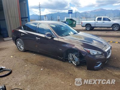 Czwarte zdjęcie samochodu z boku: 2020 INFINITI Q50 3.0T LUXE VIN:JN1EV7AR8LM250096 - miniatura