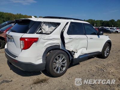 Trzecie zdjęcie samochodu z tyłu: 2020 FORD EXPLORER XLT VIN:1FMSK7DH7LGC74864 - miniatura