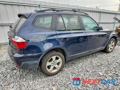 Trzecie zdjęcie samochodu z tyłu: 2007 BMW X3 3.0SI VIN:WBXPC93447WJ01139 - miniatura