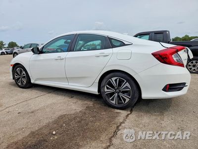 Drugie zdjęcie samochodu z przodu: 2017 HONDA CIVIC EXL VIN:19XFC1F77HE011303 - miniatura