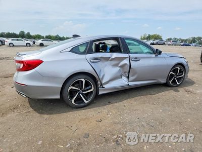 Trzecie zdjęcie samochodu z tyłu: 2021 HONDA ACCORD SPORT VIN:1HGCV2F33MA006758 - miniatura