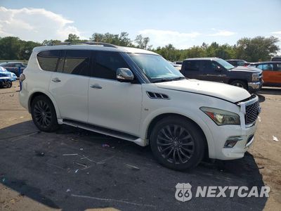 Czwarte zdjęcie samochodu z boku: 2016 INFINITI QX80 LIMITED VIN:JN8AZ2NE8G9124943 - miniatura