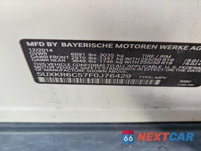Zdjęcie 13 z 13 samochodu: 2015 BMW X5 XDRIVE50I VIN:5UXKR6C57F0J76429 - miniatura